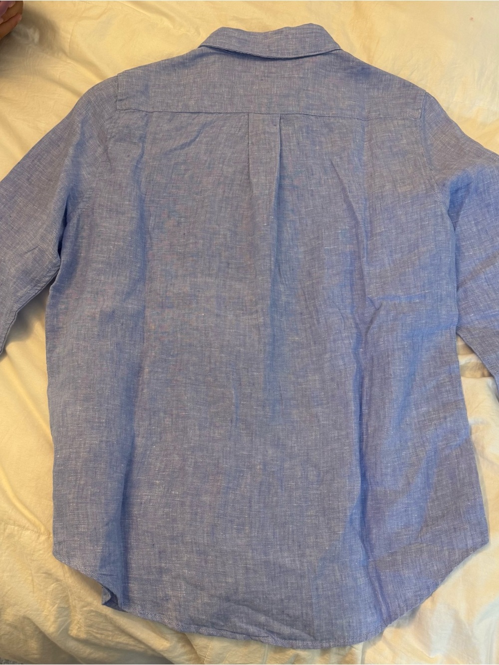 Quince 100% European Linen Button-Down Shirt- light blue- NWOT - Picture 13 of 16